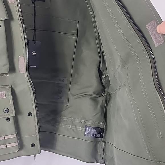 NEW G-STAR RAW E Photographer Field JacKet Shadow Olive Green Sz L MSRP $1490 - Picture 16 of 16